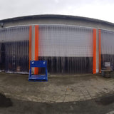 Low Cost Strip Curtain Door Kit - USDA / NSF Approved PVC Strips