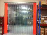 Low Cost Strip Curtain Door Kit - USDA / NSF Approved PVC Strips