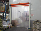 Cooler or Freezer Strip Curtain Door Low Temp Strips Complete Kit